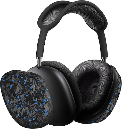 Miniatura 17 de MONOCARBON Funda de fibra de carbono real para Airpods Max (2024 y 2020), cubierta dura protectora de grado militar para auriculares Apple Airpods