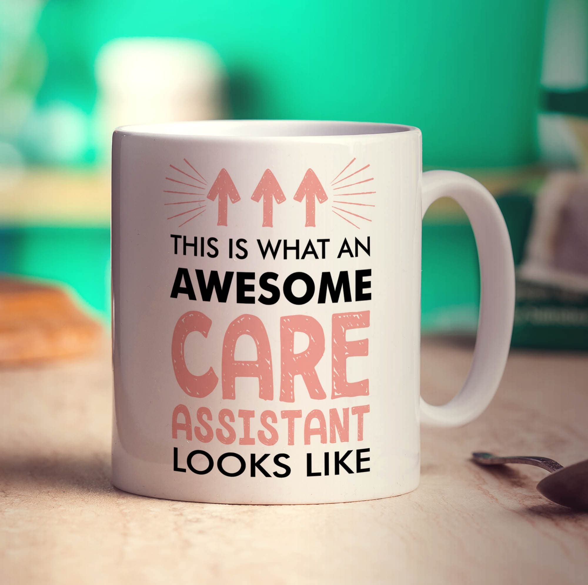 Printster White This Is What An Awesome Care Assistant Looks Like Mug - 11Oz Ceramic Cup