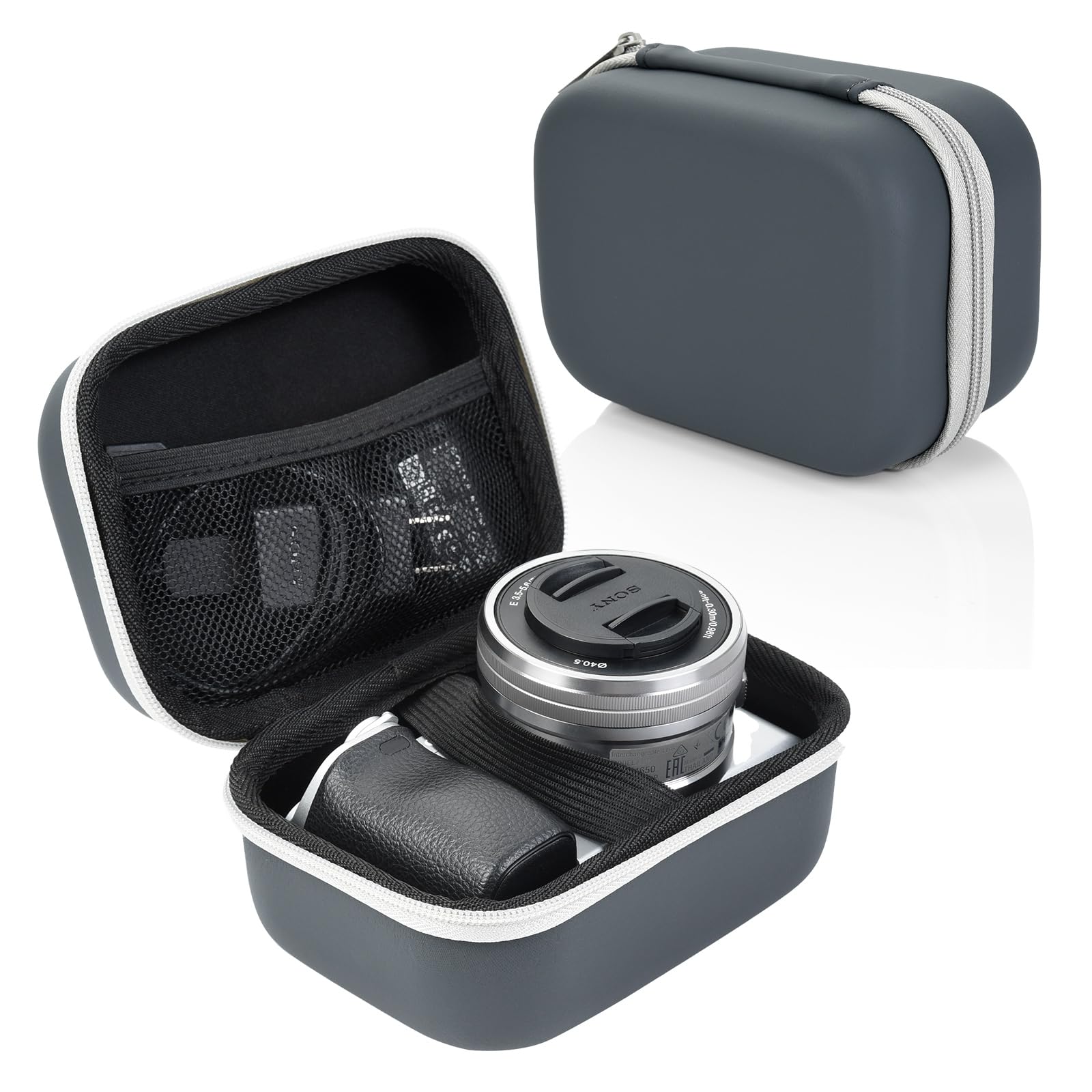 UTEBIT 2 Pack Camera Cases 5.7×4.3×3.1in for Kids Camera & 4.3×3.5×2.3in for Digital Camera