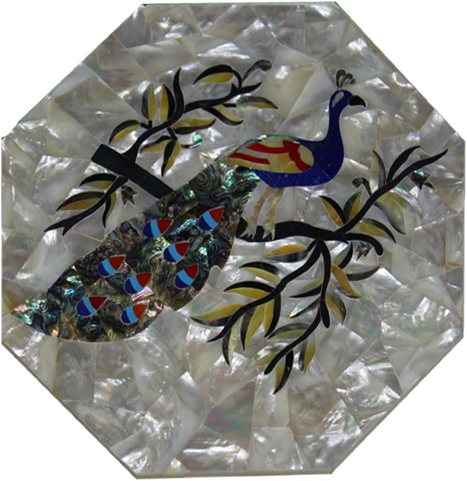 Marble Floral Table Top 6015