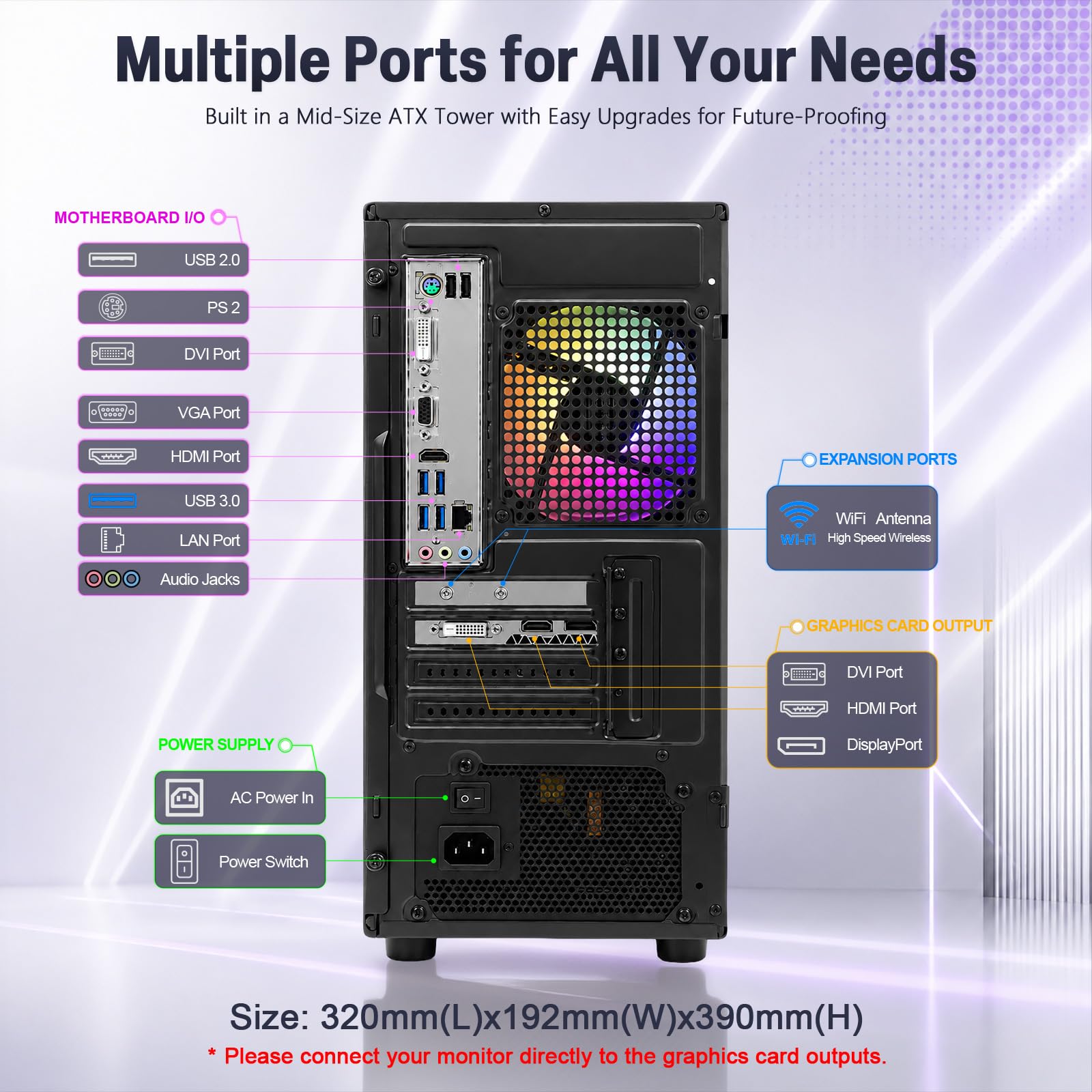 Amazon.com: Prebuilt Gaming PC Desktop, Intel Core I7 Desktop