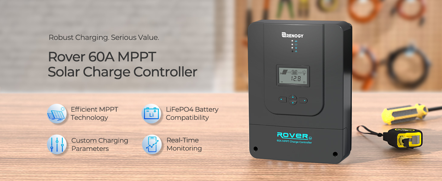 Amazon.com : Renogy Charge Controller-Rover 60A MPPT 12V/24V/36V