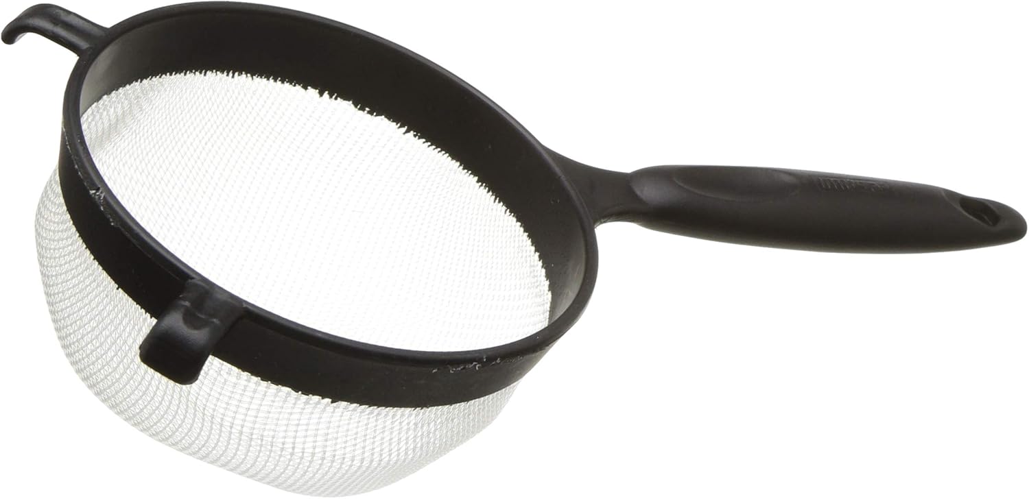 IMUSA USA IMU-71133W Plastic Strainer 6-Inch, Black: Home & Kitchen