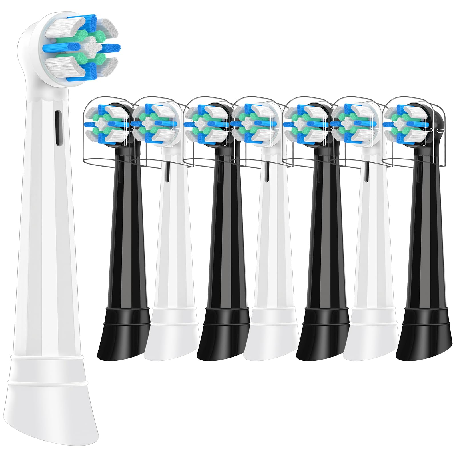 Photo 1 of iO Replacement Heads Compatible with Oral B iO, 10-Pack Toothbrush Heads Compatible with iO Series 2 3 4 5 6 7 8 9 10 Electric Toothbrushes, Medium Bristles
