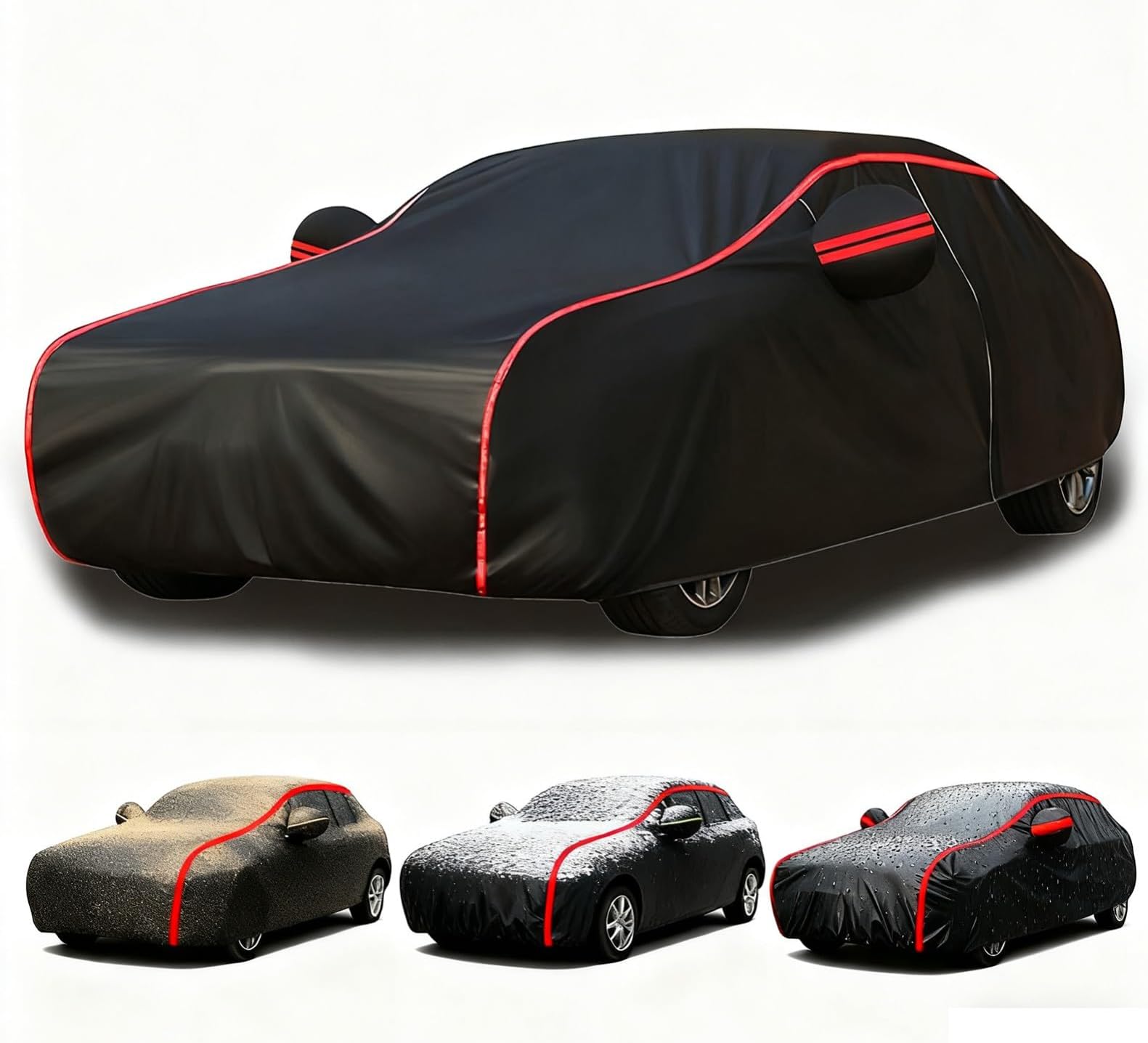 Car Covers for Maserati Ghibli,Car Covers Waterproof Windshield Snow-proof Scratch-proof Dustproof UV Covers for Outside Storage all weather setg565