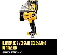 Vista 6 de DEWALT Luz de trabajo LED máxima 20V, cabeza pivotante (DCL043)