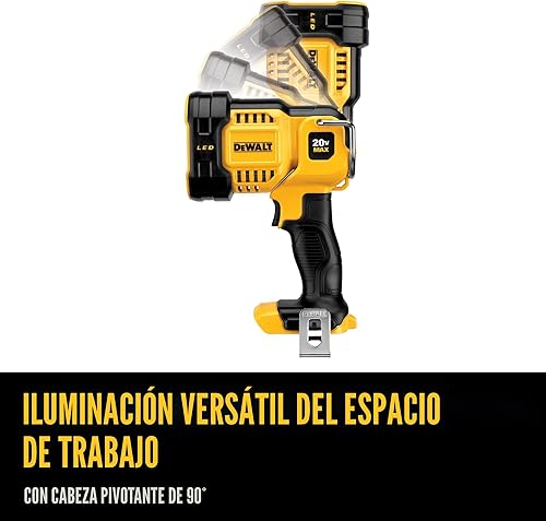 Miniatura 6 de DEWALT Luz de trabajo LED máxima 20V cabeza pivotante DCL043