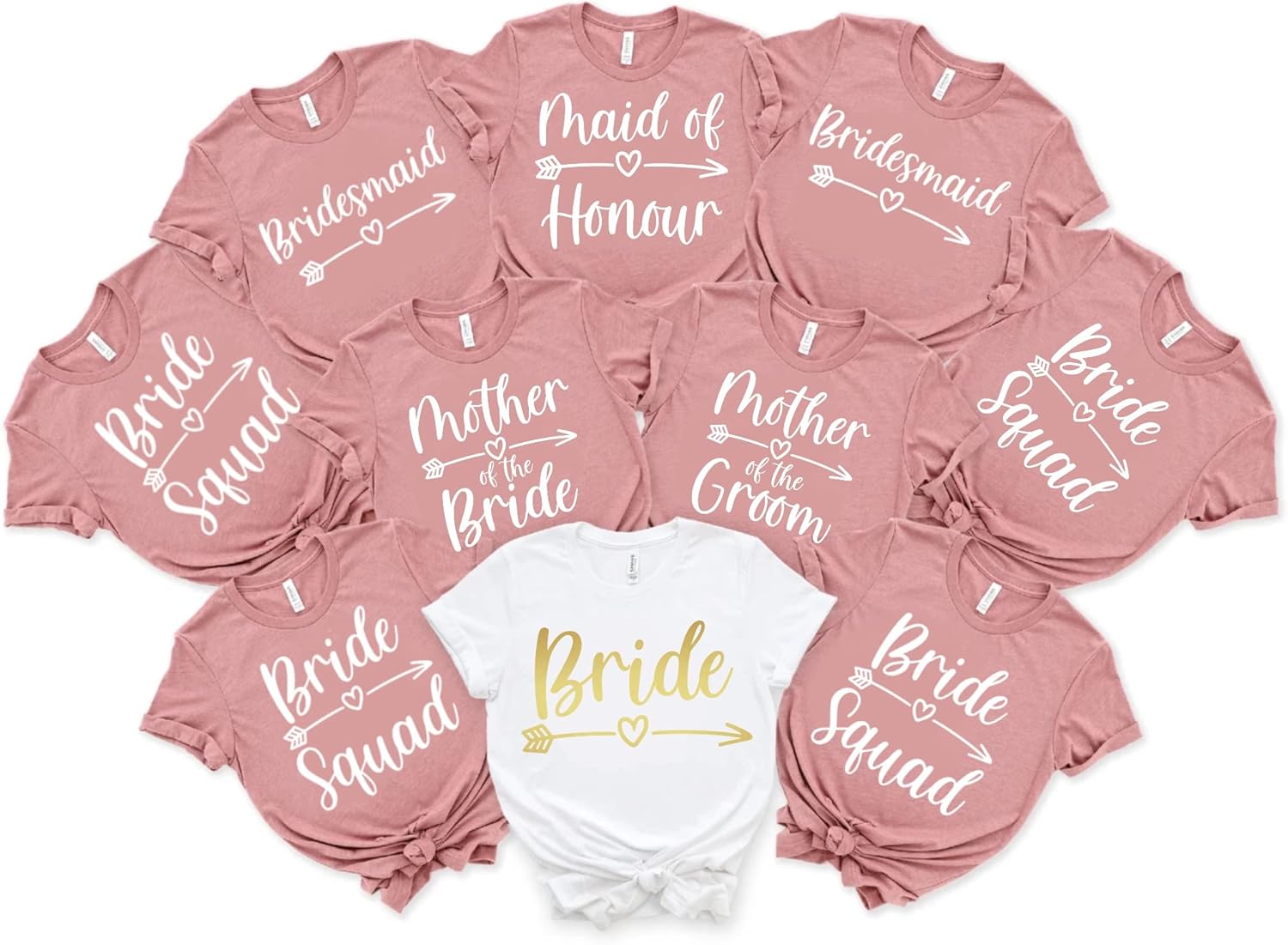 Bachelorette Party Shirts, Mom of Bride Shirt, Bridal Shower Gifts, Bride, Groom, Bridesmaid T-Shirts, Women Engagement Announcement Shirts, Honeymoon, Wedding Tshirts - Image 4