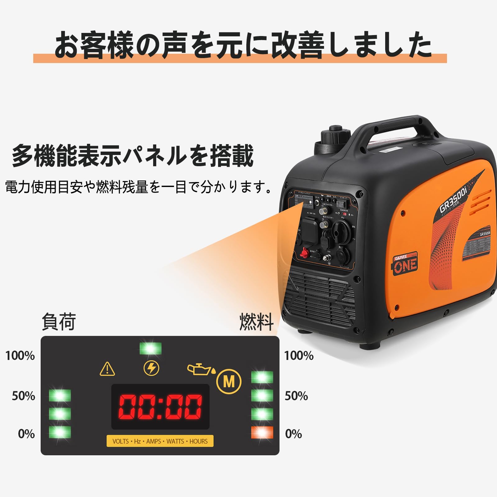 Garvee GR3800 ポータブル発電機 Amazon | ガービー(Garvee