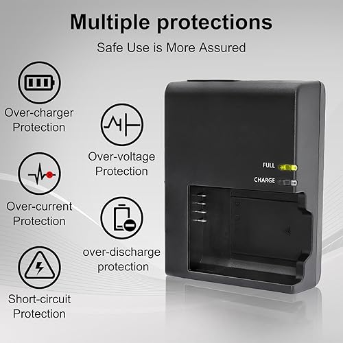 Miniatura 6 de LP-E10 LC-E10 LC-E10C Cargador de batería rápido para Canon EOS Rebel T7 T6 T5 T3 T100 4000D 3000D 2000D 1500D 1300D 1200D 1100D DSLR Cámara digital