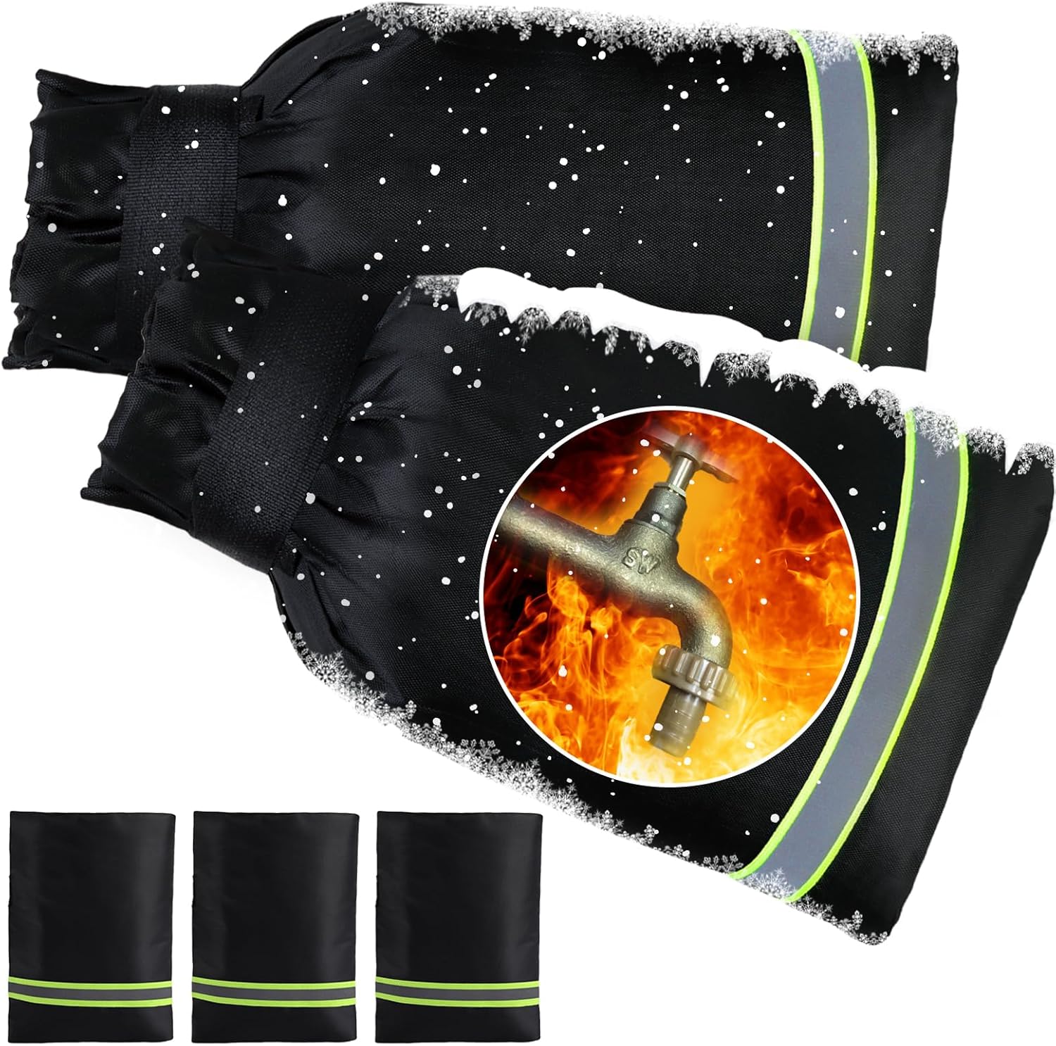 3 Pcs Outdoor Faucet Cover, Outdoor Faucet Covers for