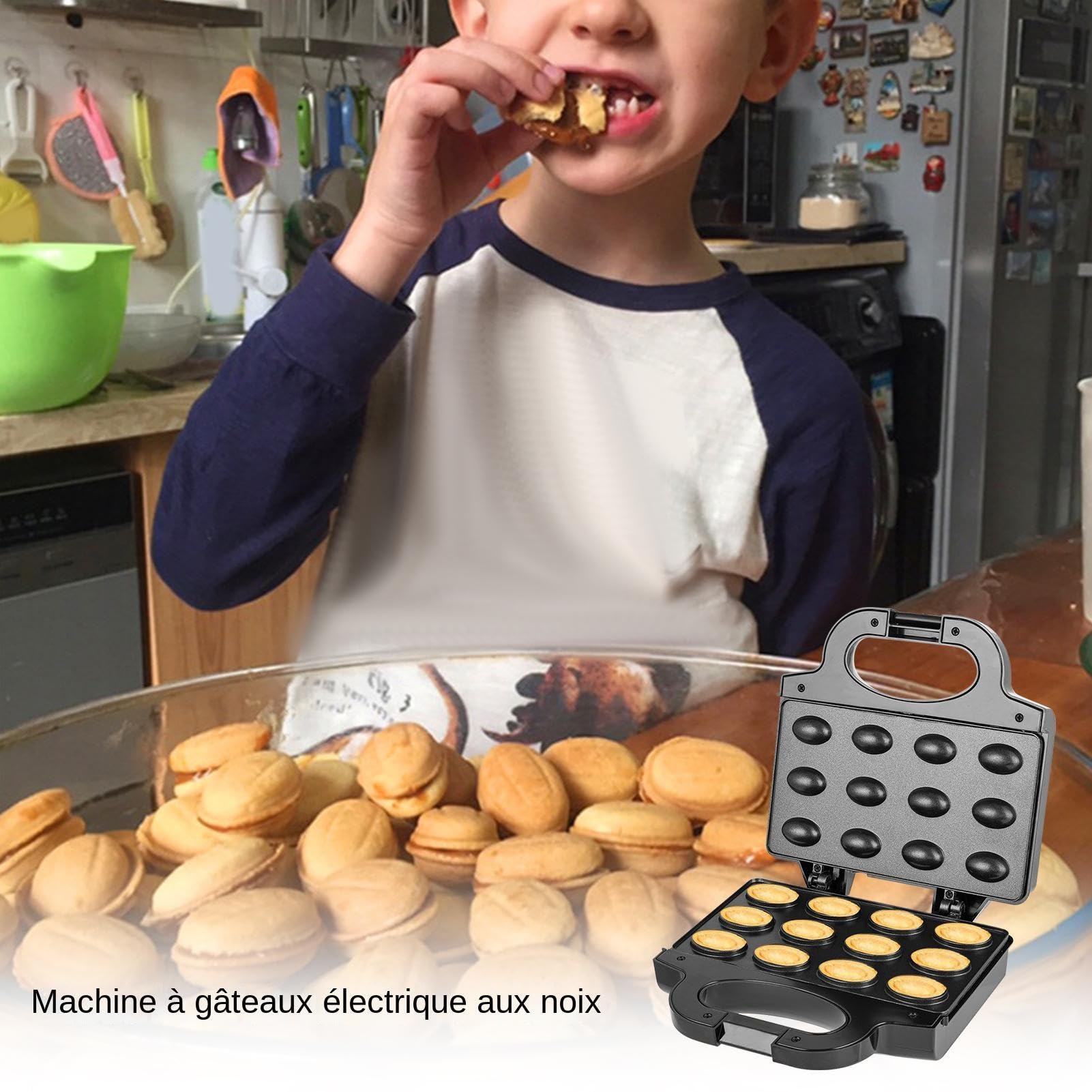 Macchina per biscotti assortiti, macchina per cuocere le noci Macchina per | Strumento per preparare la colazione con manici fantastici per colazione, pranzo, cena