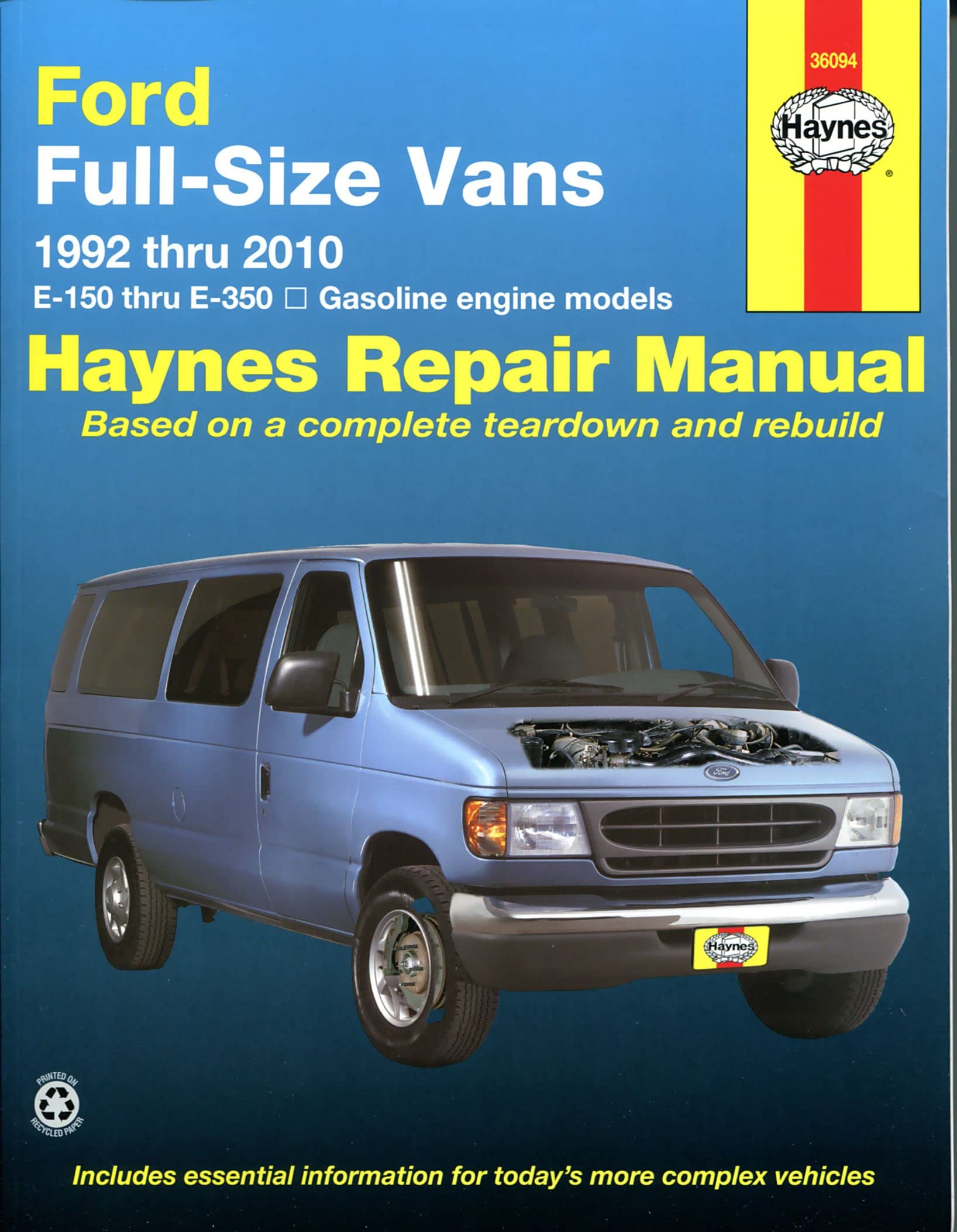 Ford E-150 Thru E-350 Full-Size Vans 1992-14