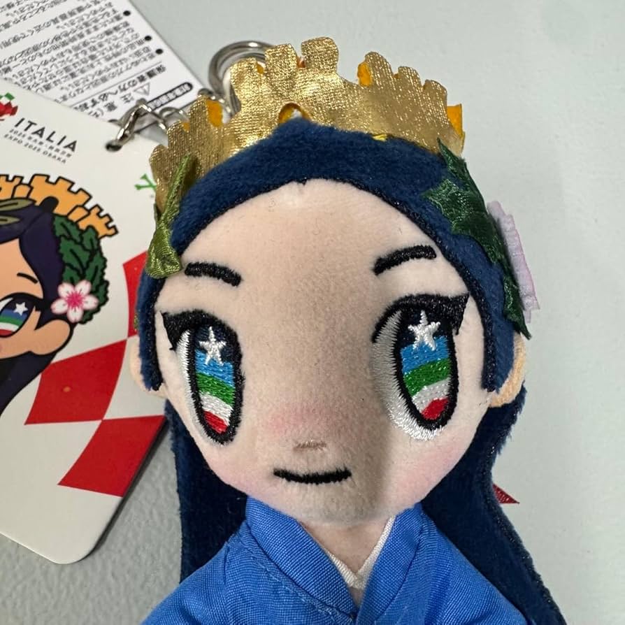 万博限定・新品 イタリア館公式マスコット『イタリアちゃん』 ぬいぐるみ大 万博限定・新品 イタリア館公式マスコット『イタリアちゃん