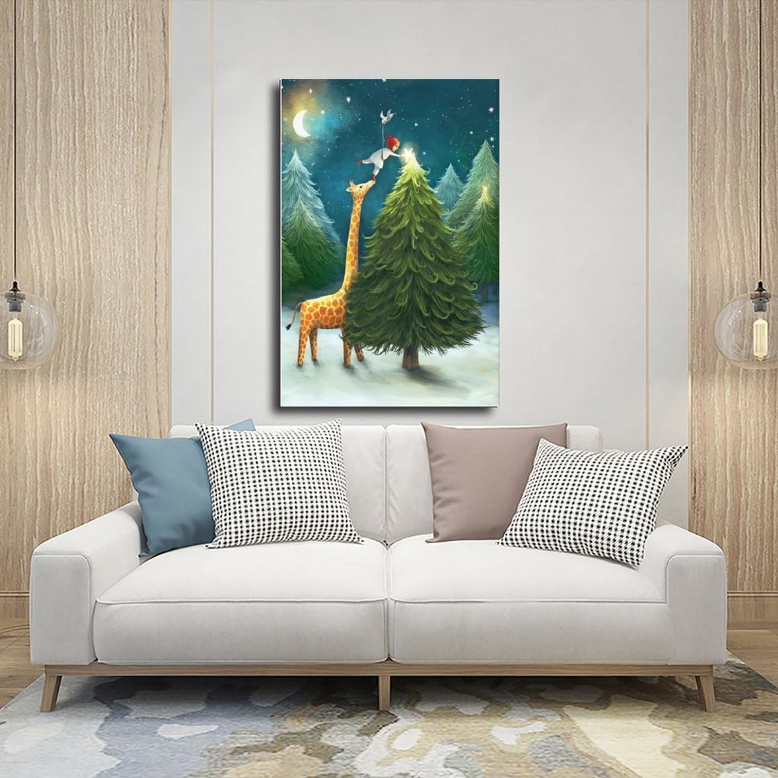 Poster a tema cartoni animati per la cameretta dei bambini (4), poster su tela, decorazione artistica da parete per soggiorno, camera da letto, 60 x 90 cm