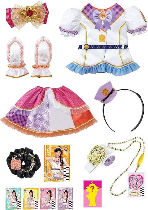 Amazon ガールズ 戦士シリーズ ポリス 戦士 ラブパトリーナ ソラ セット アソート 点セット ラブパトコスチューム ソラ ラブパトカード ソラカード アクセセット ラブパトホイッスル 不二家 ペコちゃん70周年記念 復刻版 ミニミニペコちゃん