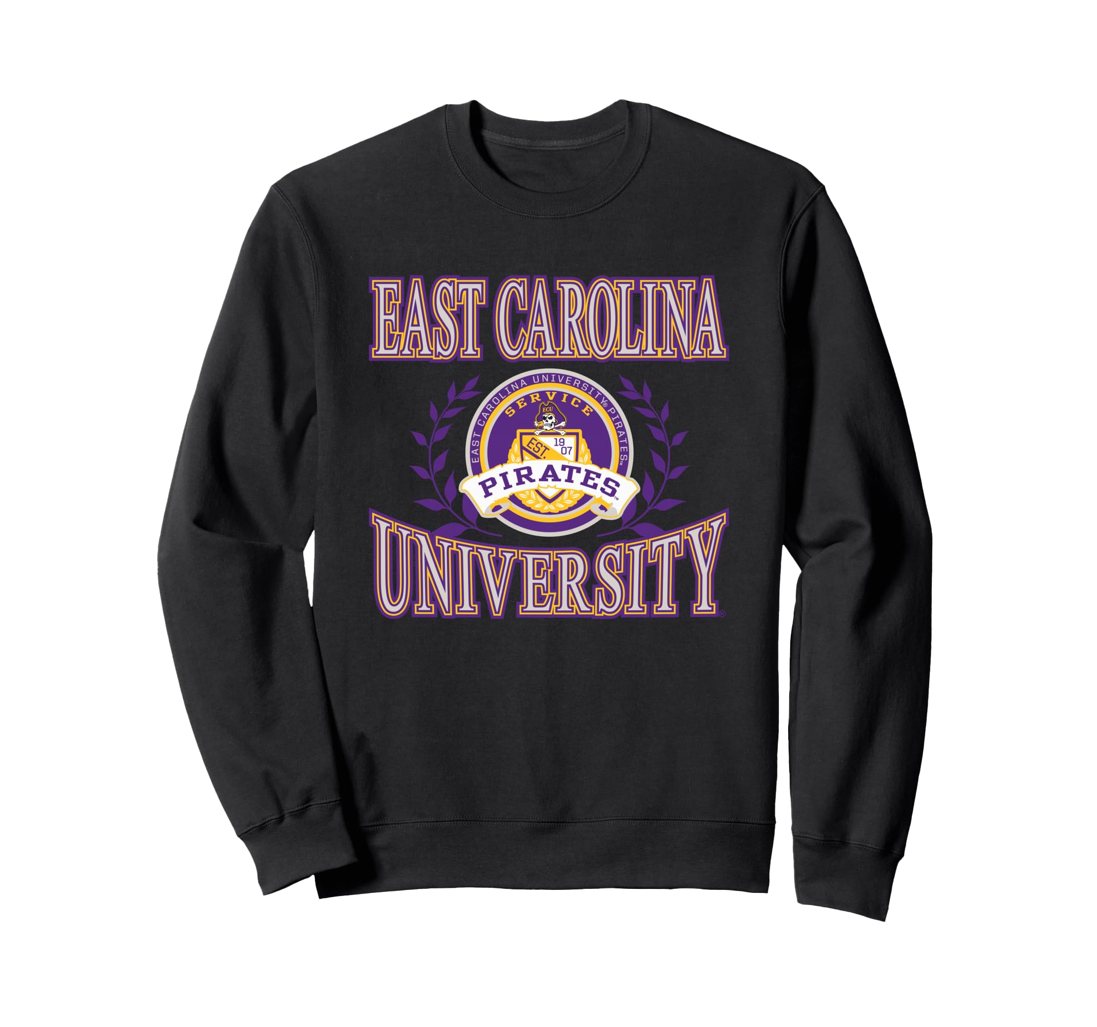 East Carolina Pirates Laurels Officially Licensed Sweatshirt Small