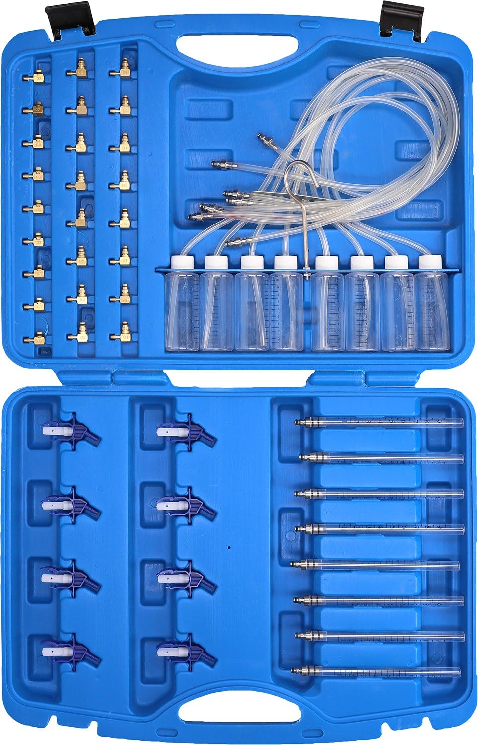 BRILLIANT TOOLS BT581530 Common-Rail-Tester | mit 40 Adaptern [Powered by KS Tools]