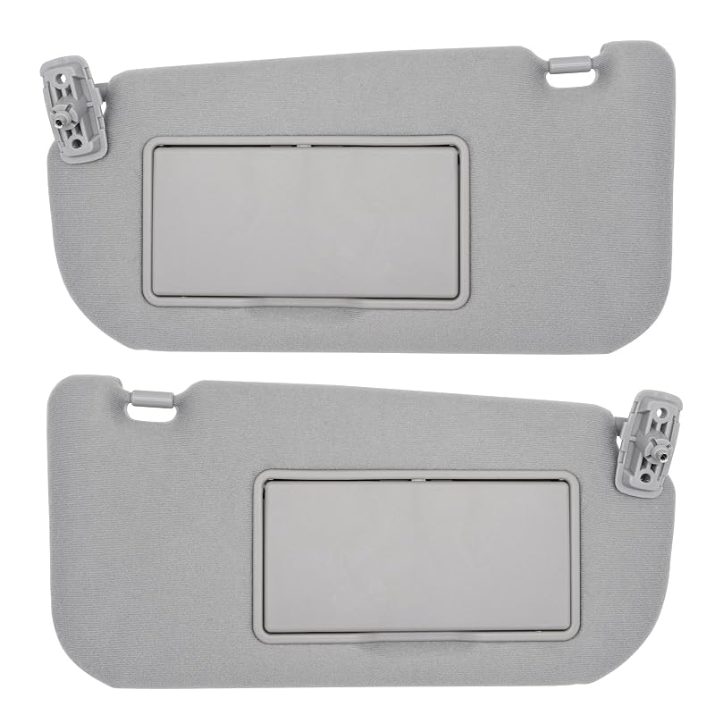 Par de Para-Sóis Cinza para KIA Sportage 2005 a 2010 NHILES, Lado do Motorista e Passageiro, sem Luz