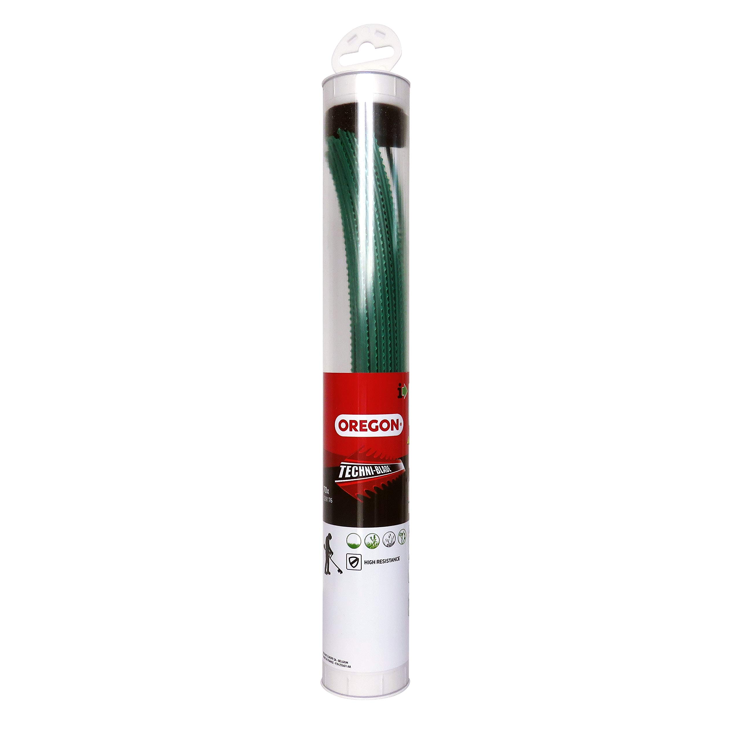 Oregon Fil de débroussailleuse Cranté 5mm, Coupe herbes hautes, mauvaises herbes, végétation dense, Robuste, compatible avec modèles standards, 5.0mm x 26cm 70pcs (539176)