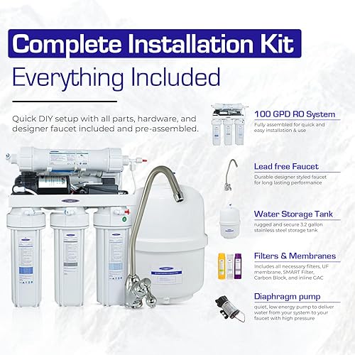 Miniatura 5 de Filtro de agua para debajo del fregadero de ósmosis inversa - 2000CP