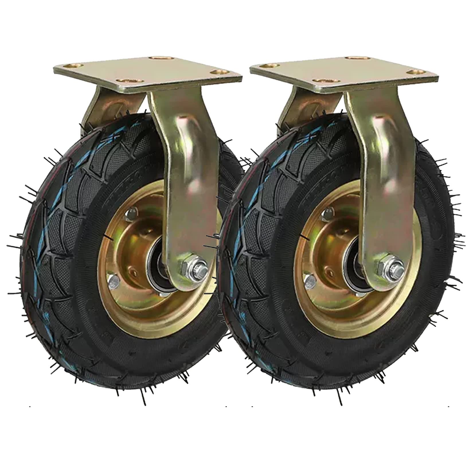 Roulettes pivotantes caoutchouc robustes pour déplacer facilement les meubles lourds