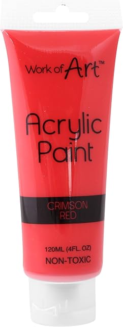 Work of Art 120 ml Acrylic Paint - Red