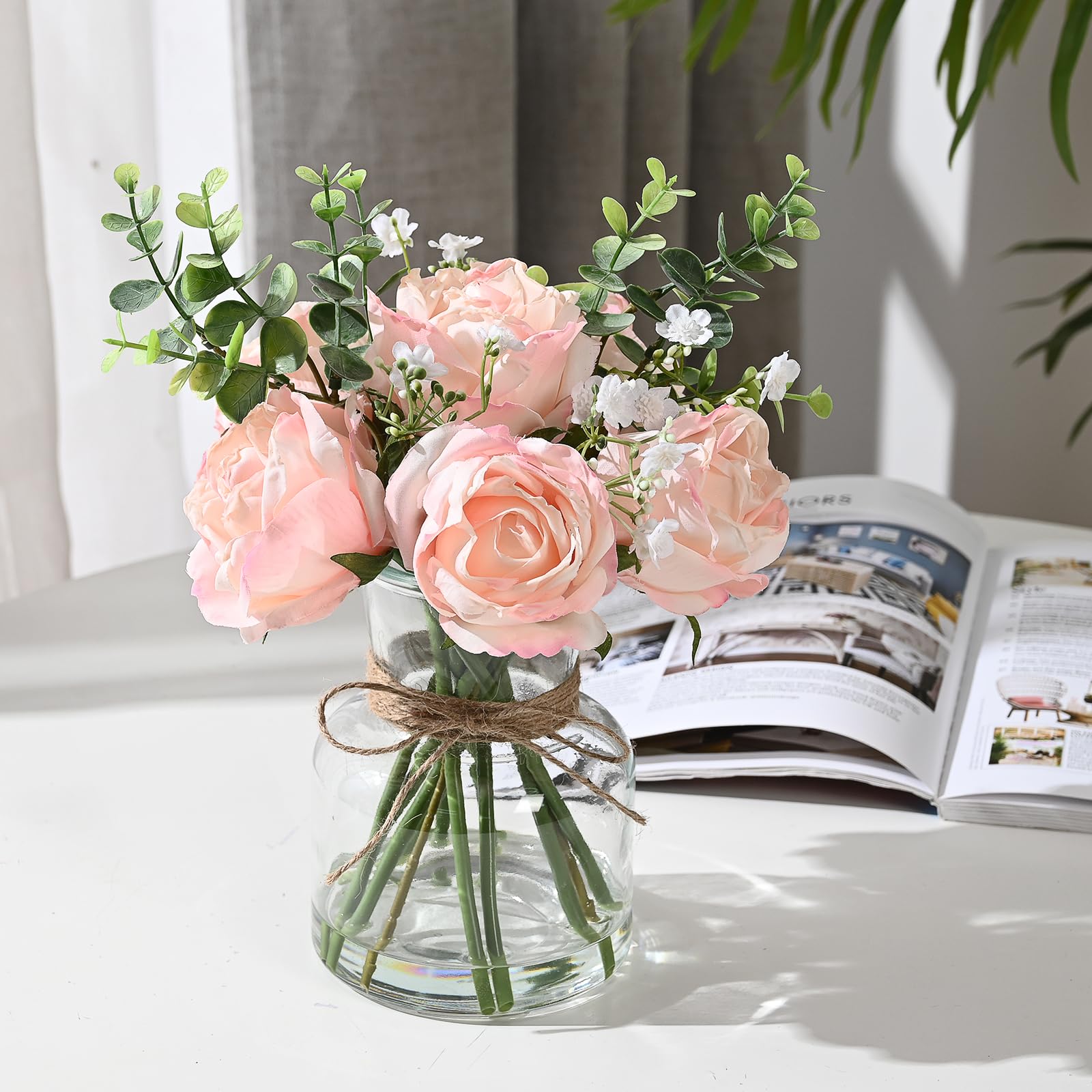 Fake Flowers In A Water Vase: A Touch Of Everlasting Beauty
