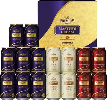 ザ・プレミアムモルツ マスターズドリーム3種プレミアムセット　3セット　48本 サントリー - 【早いもの勝ち】プレミアムモルツ マスターズ