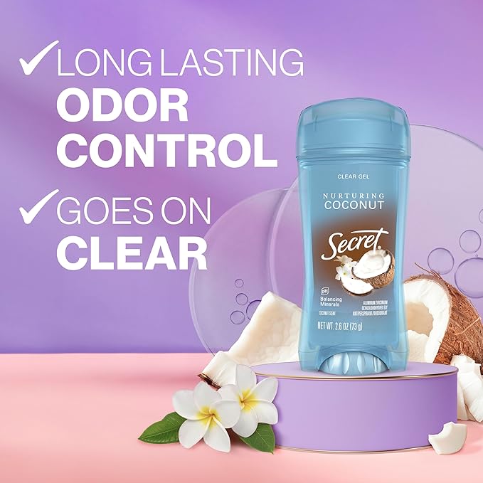 Secret Desodorante Antitranspirante Mujer 72h Coco 2.6 oz miniatura 2