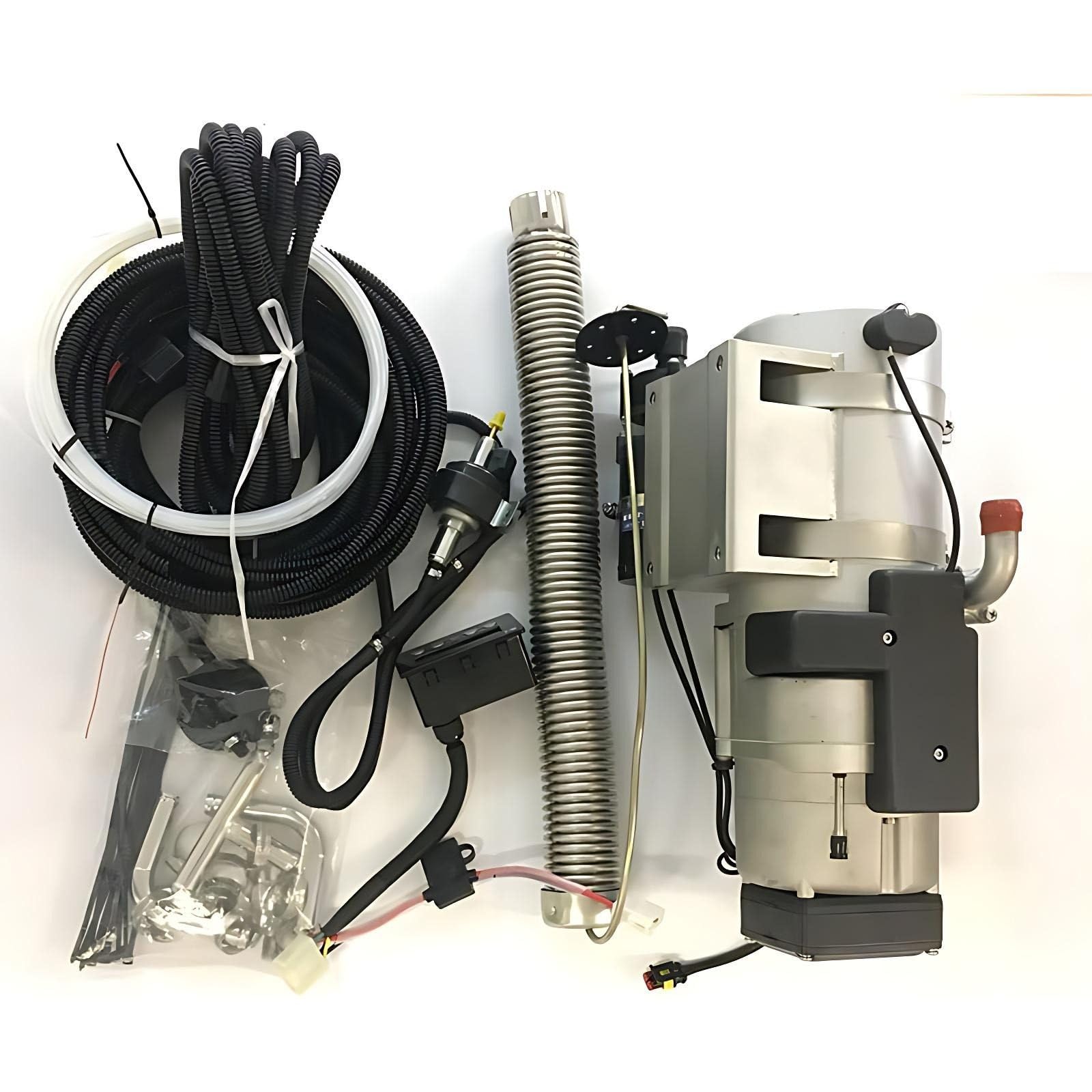 Riscaldatore idronico 12/24 V 10 KW, riscaldatore Diesel in Acciaio Inossidabile 310S, riscaldatore Acqua Diesel a combustibile Liquido per Barche, roulotte, Camper 12V