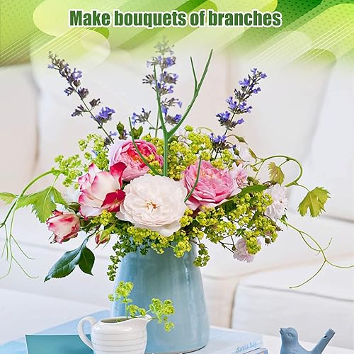 Miniatura 6 de Paquete de 5 estacas de soporte ajustables para plantas de rama postes de enrejado de plantas de 39 pulgadas para plantas en maceta estacas de