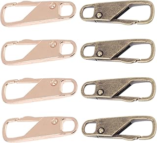 24 Peças Etiquetas De Etiqueta De Mala Com Zíper Para Etiquetas De Roupas Para Roupas Fixador De Zíper Jaquetas Zíper Deslizante Kit De Reparo De Zíper De Metal Cabeças De Zíper