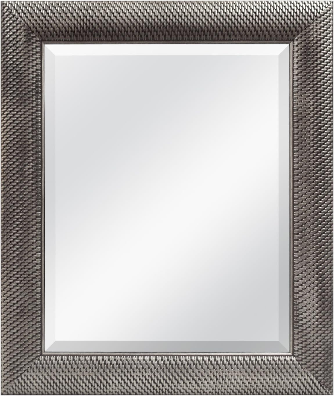 Lowest Price MCS 47692 16x20 Inch Wall Mirror, 21.5x25.5 Inch Overall Size, Antique Silver Finish
