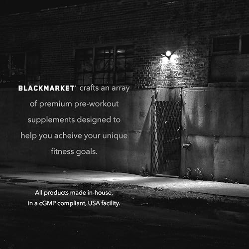 Miniatura 5 de BLACKMARKET RAW Creatine - Mezcla de bebida en polvo de entrenamiento para hombres y mujeres, mejora el tamaño muscular, la fuerza, la definición,
