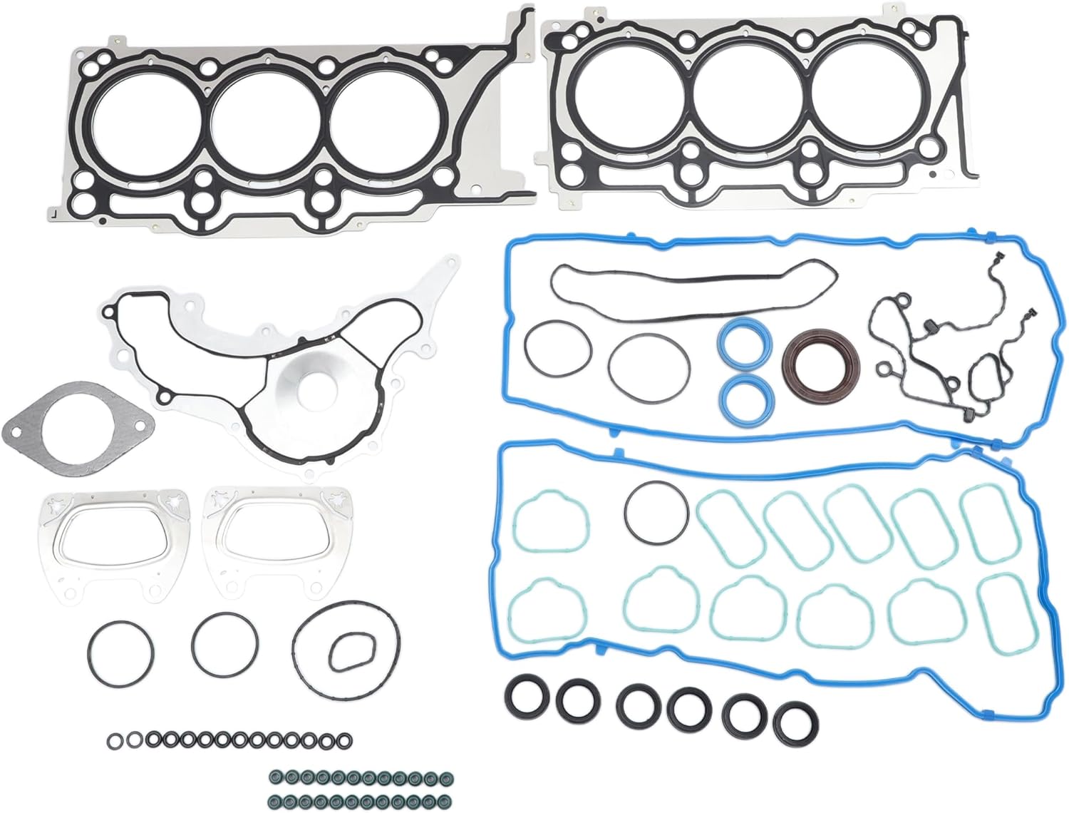 Motoforti Engine Valve Cover Gasket Kit Head Gasket Intake Exhaust Manifold Gasket Set No.HS26541PT for DODGE AVENGER 3.6L 2011-2014 1 Set Engine Car