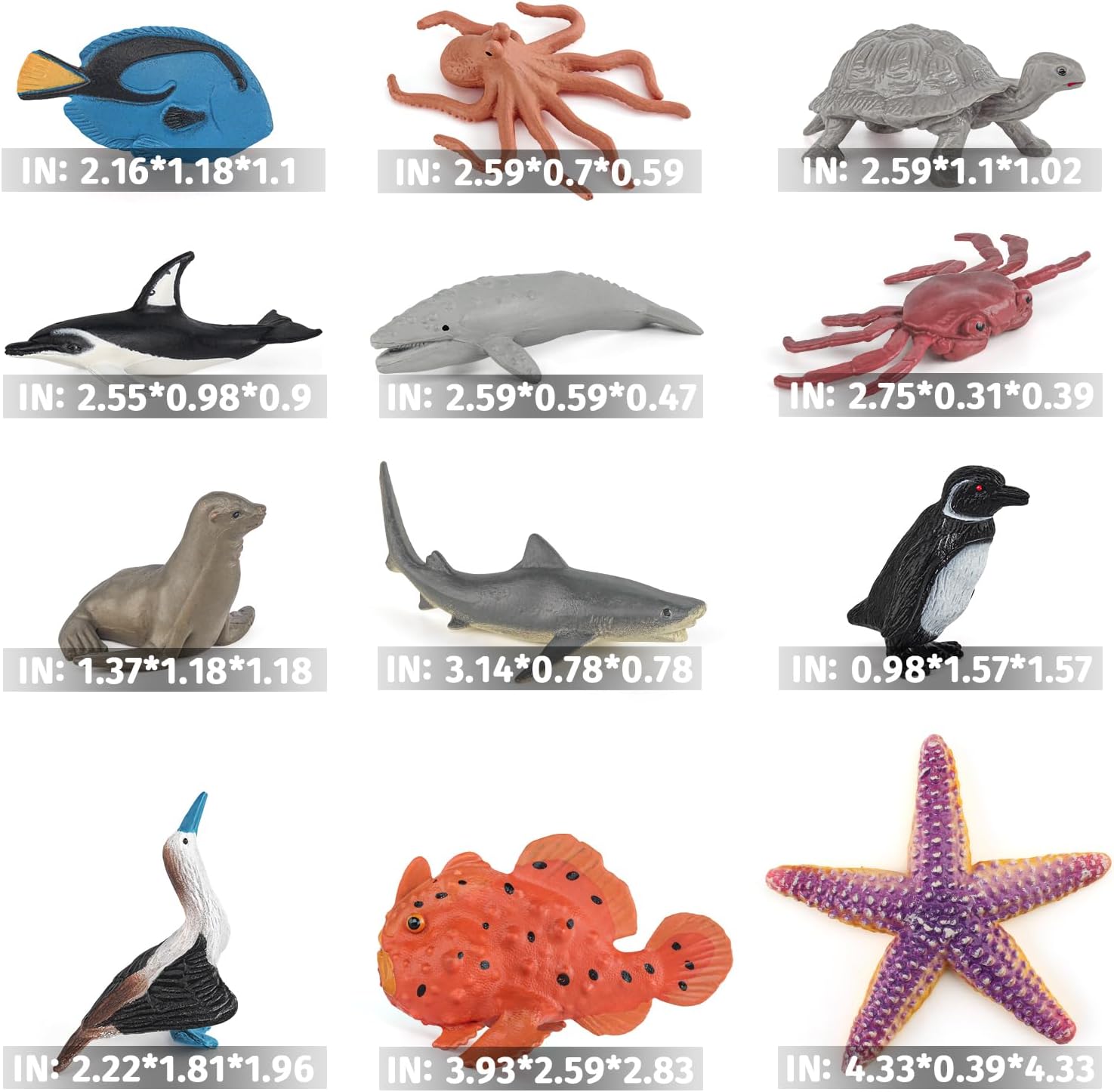 Animales Del Polo Norte JOKFEICE Figuras Animales Realistas Estrella De Mar Juguete Animal Animales Marinos De Juguete