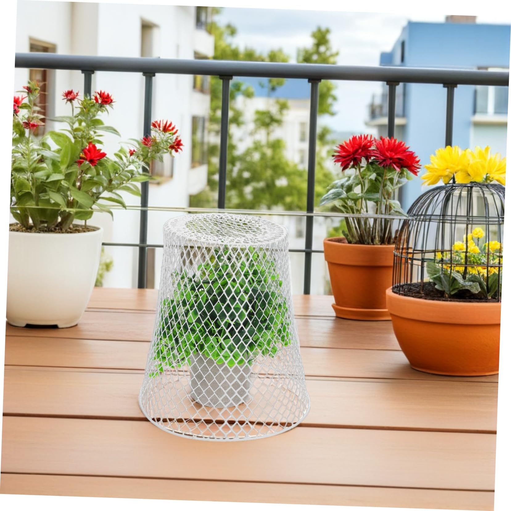 Cloches Métalliques pour Plantes Protection De Jardin Fil De Fer Filet pour Semis Et Arbres Fruitiers Écran De Jardin Robuste Animaux