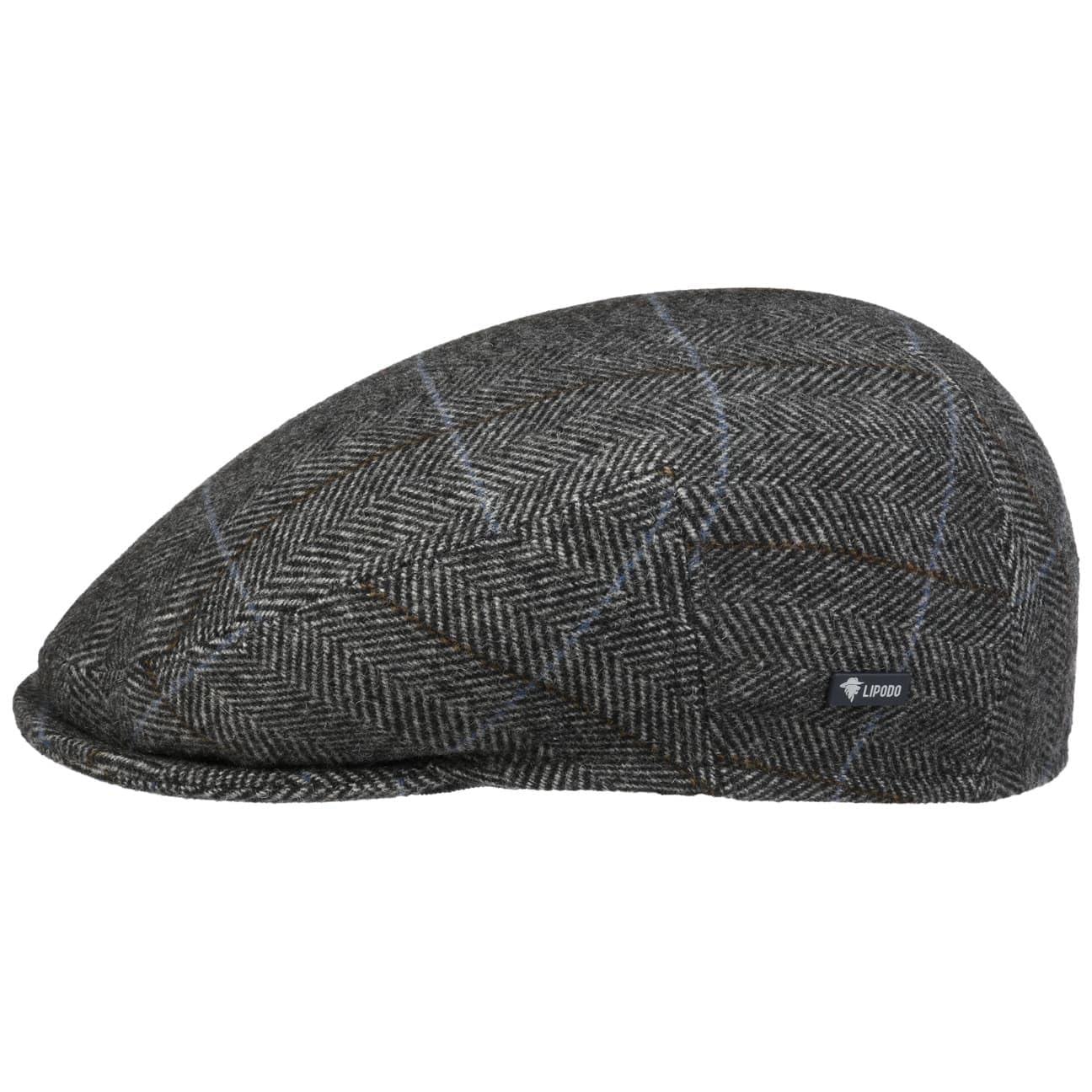Gorra Lipodo Cuadros Devron Hombre - Algodón, Made In Italy, Visera 3.5 Cm, Estilo Verano