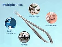 Vista 8 de ARTMAN INSTRUMENTS Micro Tijeras 4.5" recto conjunto de 3 puntada Castroviejo bordado primavera acción extra afilada para Ojo ENT Piel DENTAL