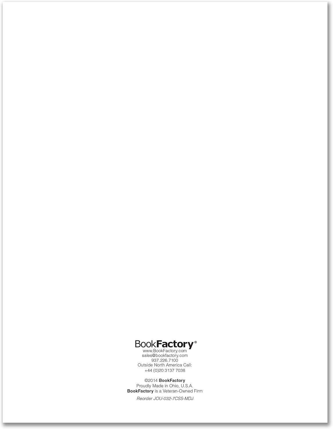 BookFactory Elementary School My Primary Reading Response Journal/Classroom Primary Reading Response Book - 10 Pack (8.5'' x 11'' - 32 Pages) Saddle Stitched (Made in USA)