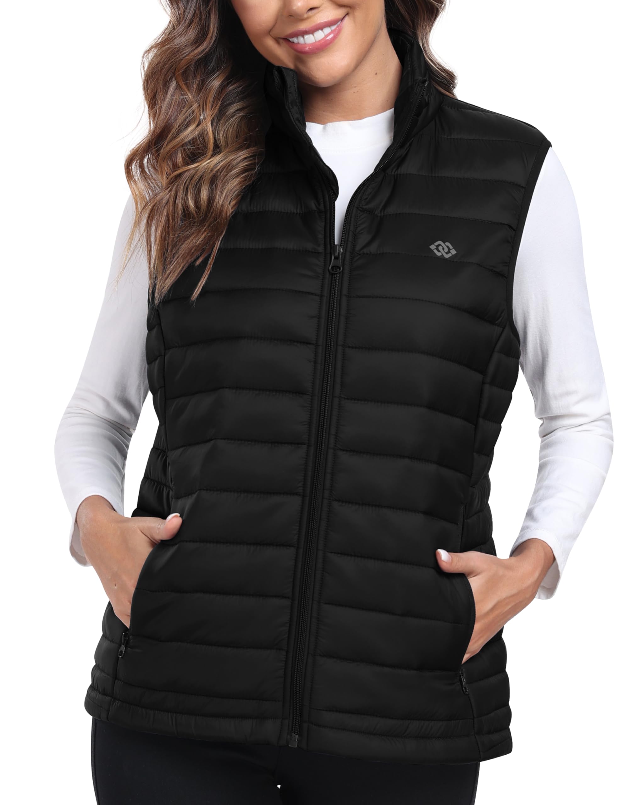 MoFiz Steppweste Damen Leicht Weste Daunenweste damen Ärmellos Weste Übergangsjacke für Outdoor, Wandern, Reisen