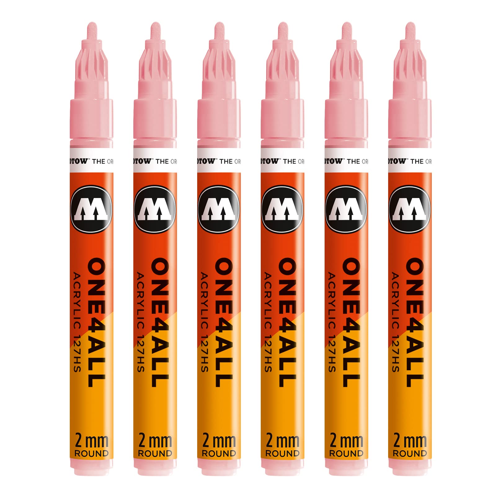 Molotow MO127227 One4All 127HS # 207 Skin Pastel Pencil – Pack of 6 — image 1
