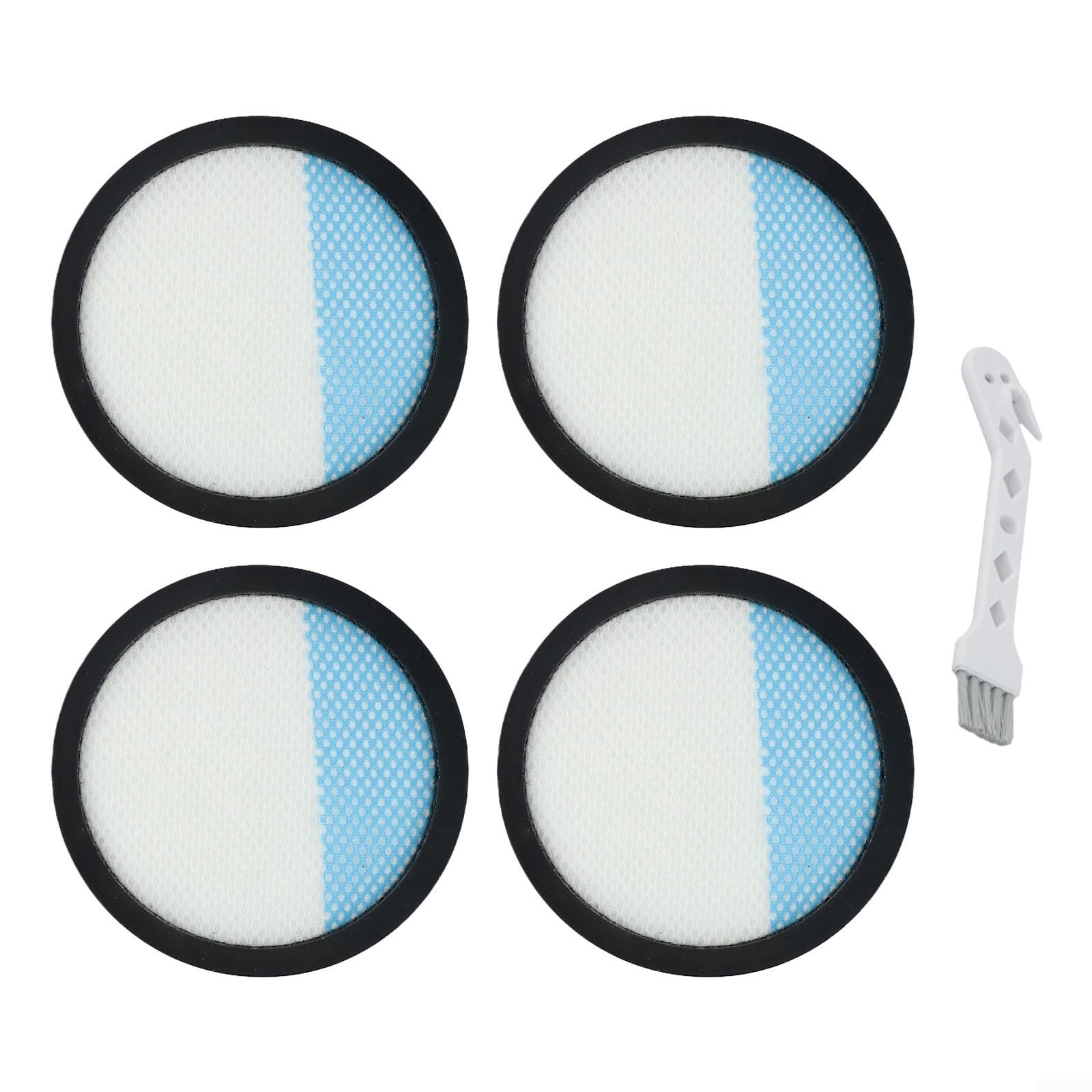 4 Pack Filter Kit For 18V Cordless Vacuum PBLSV716K PBLSV717K PBLSV716B Models With Cleaning Brush Replacement,Filtration System