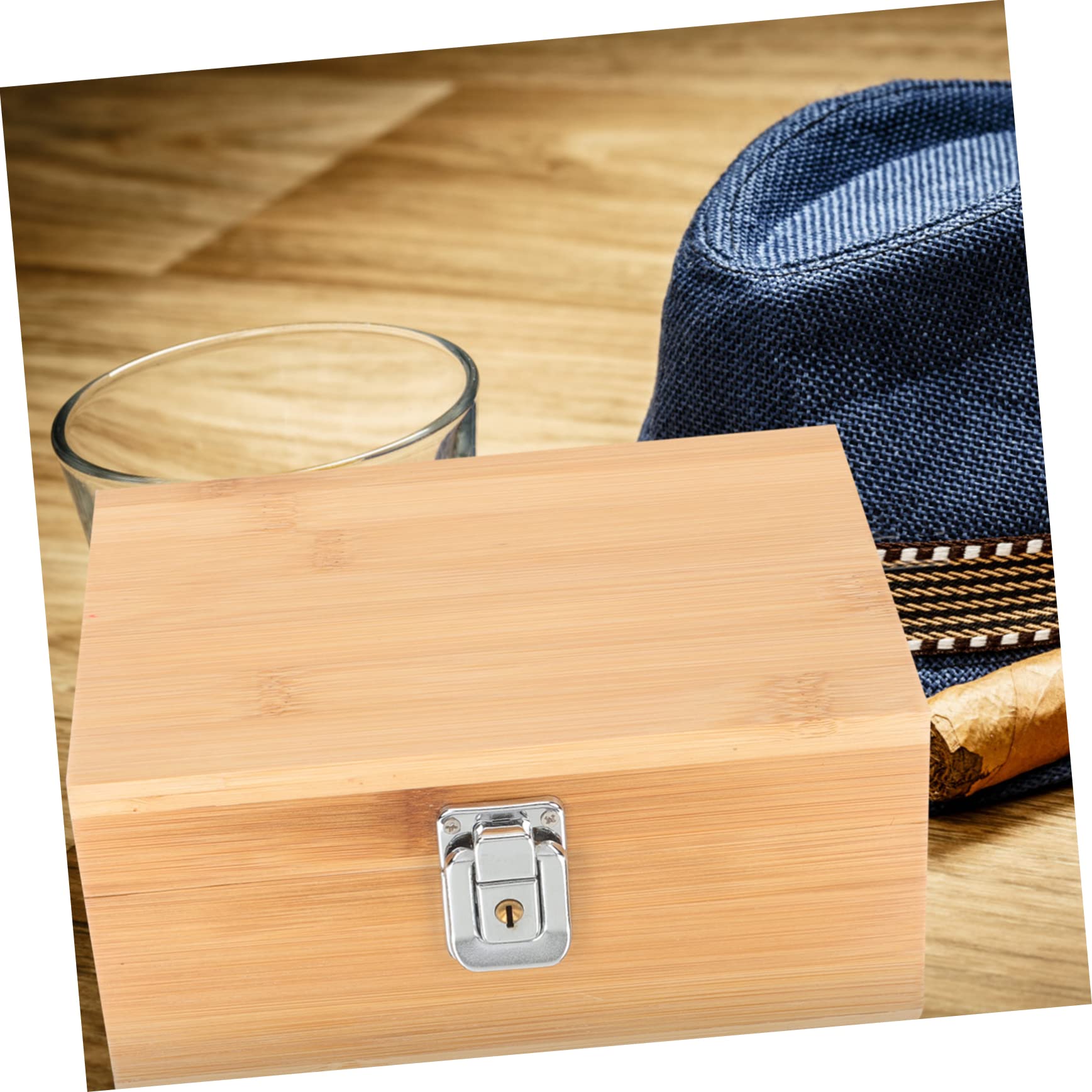 Ipetboom Porta Sigari per Custodia Protettiva da Viaggio Scatola in Legno Resistente e Portatile e Multifunzionale Design Moderno e Apertura a Ribalta