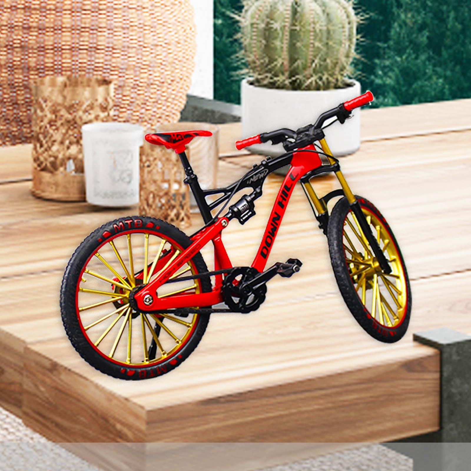 Giocattolo Mini Bici 1:10,Modellino di Bicicletta in Lega,Modello Mini Bici,Finger Mountain bike,mini bike,Della Bicicletta Della Lega Modellin Per l'insegnamento,Ufficio,Club,Casa