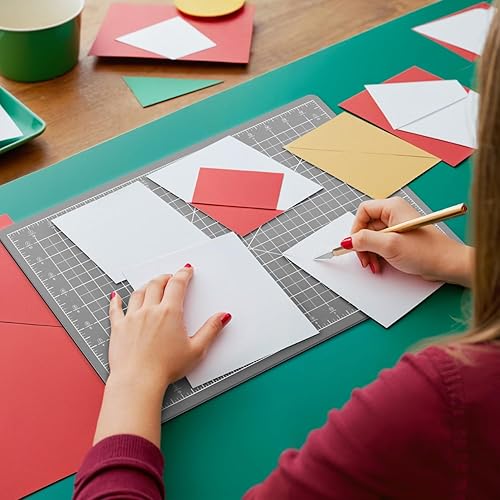 Miniatura 29 de Ecraft Alfombrilla de costura autorreparable, 9 x 12 pulgadas, doble cara de 5 capas para manualidades, costura, tela, acolchado, proyectos