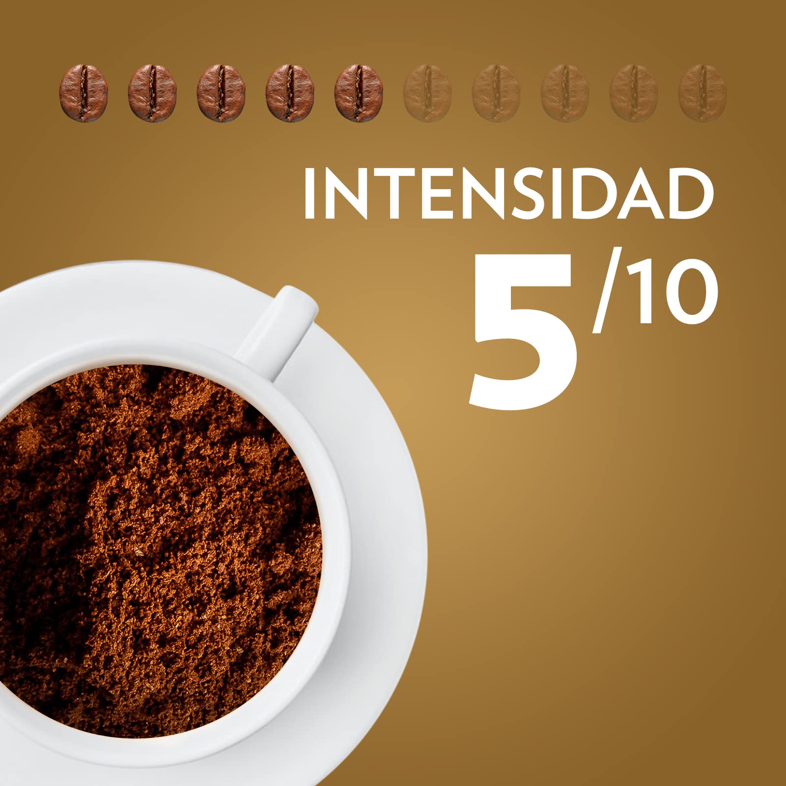 Lavazza Qualità Oro Café Molido Natural 100% Arábica Intensidad 5 Tueste Medio 250 g