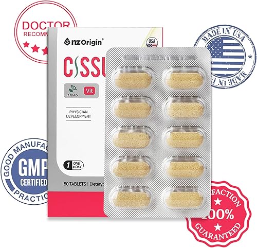 Miniatura 7 de NZ Origin Cissus Quadrangularis Suplemento de extracto de hierbas tradicionales de 800 mg  Fórmula sin OMG y sin gluten  60 cápsulas