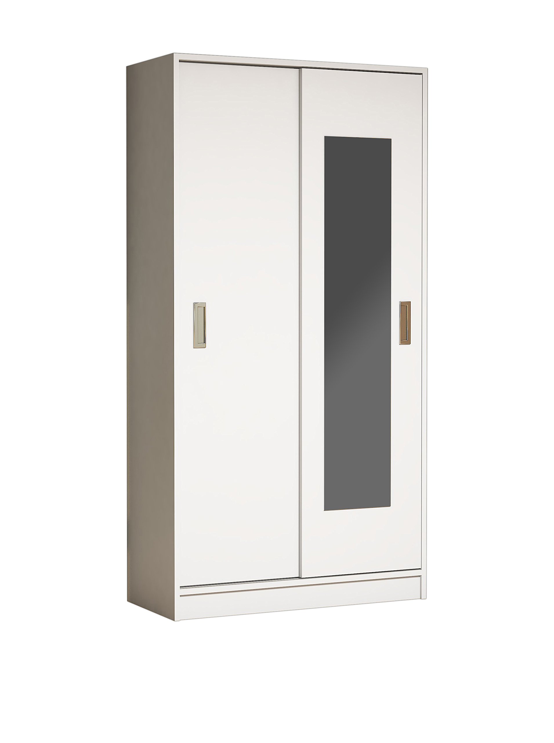 Mueble de entrada blanco para solucionar la falta de espacio en el recibidor